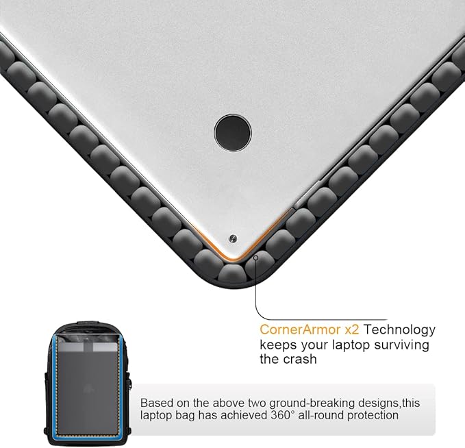 Tzowla Sac à Dos Professionnel antivol 17.3"