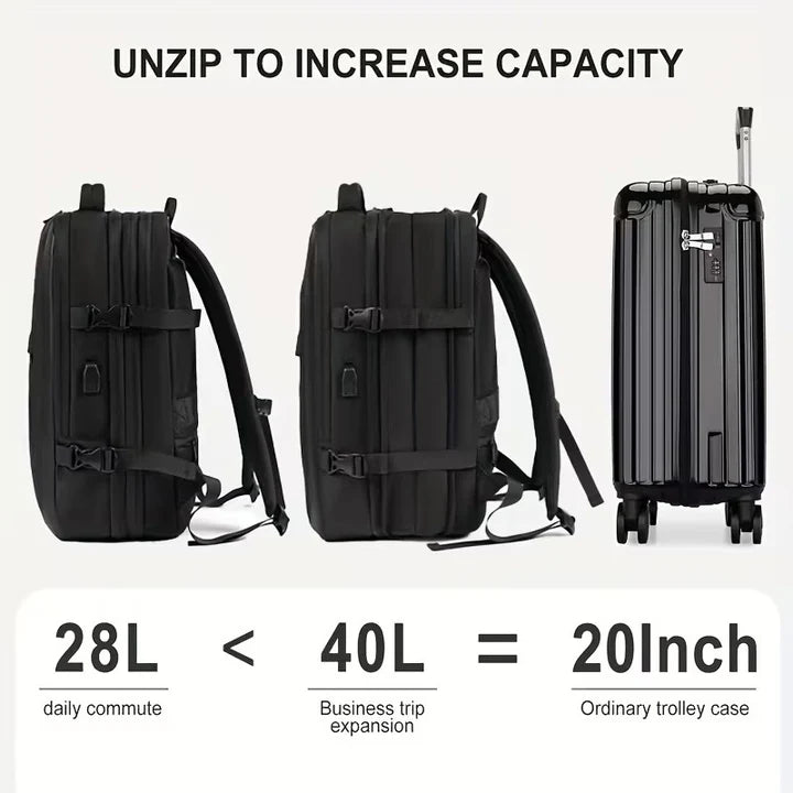 Romantic Crown 17.3" pc  Sac a Dos extensible 40L