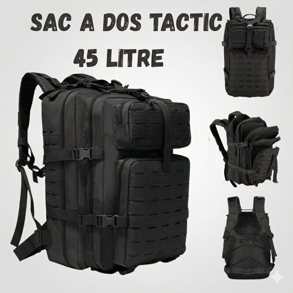 sac a dos tactique 45 litre