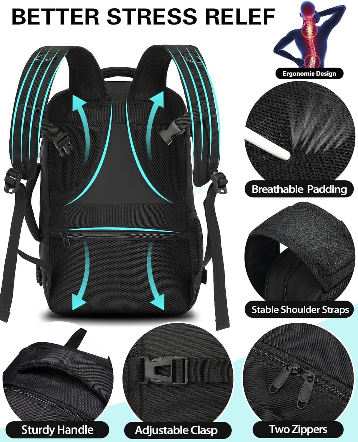 VANKEV sac a dos de voyage RYANAIR