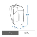 Sac à dos de randonnée 10L, NH100 Arpenaz noir